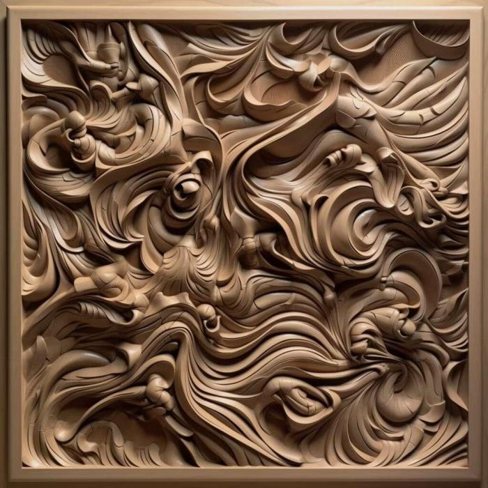 نموذج ثلاثي الأبعاد لآلة CNC 3D Art 